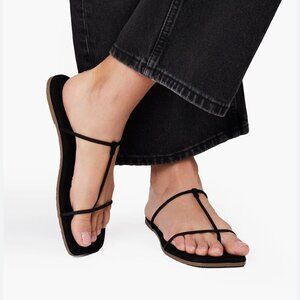 TKEES Chloe Sandal in Sable size 8